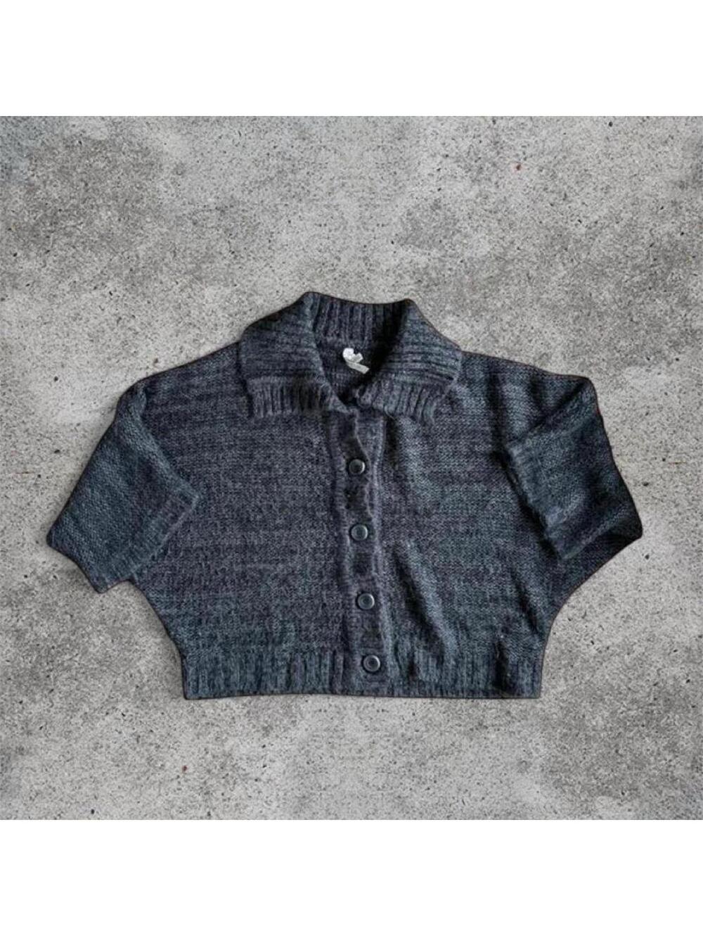 jo&co charcoal knit top